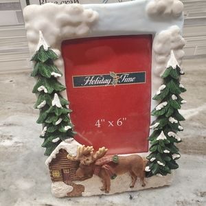 CHRISTMAS MOOSE FRAME
